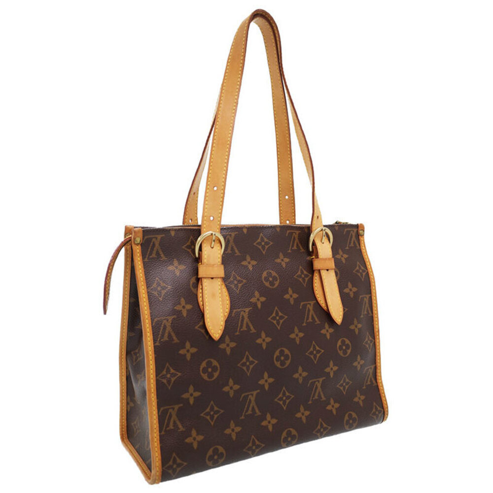 Louis Vuitton Bag Monogram Popincourt Shoulder Leather Brown
